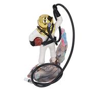 Qukaim Diver Aquarium Decorations Air Action Aerating Diver Aquarium Decoration, Exquisite Diver Fish Tank Ornament, Bubbler Movement Decoration for Aquariums, White