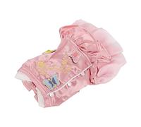 Qukaim Dog Cheongsam Satin Suit Pet Chinese Style Clothes, Dog Cheongsam Satin Suit, Soft Breathable Fabric, Embroidered Skirt, Small Dogs and Cats, Suitable for Special Occasions, Various Sizes