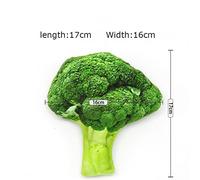 Qukaim Dog Chew Toy Pet Dog Plush Canvas Toy, Simulation Vegetable Chew Squeak Toy, Broccoli Design for Dogs and Cats, Fun Interactive Pet Chew Toy, 25 cm Long