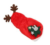 Qukaim Dog Christmas Coat Halloween Dog Shirt, Cute Pumpkin Ghosts, Soft Elastic Pet Christmas Clothes, Hooded Dog Costume Coat for Small Medium Dogs Cats, Orange, Size L