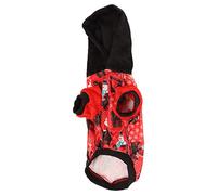 Qukaim Dog Christmas Hooded Clothes Christmas Dog Hoodie, Cute Gingerbread Man Print, Warm Cold Weather Jacket for Small and Large Pets, Soft Plush, Breathable, Elastic Casual Dog Sweater, Size L