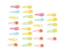 Qukaim Dog Hair Clips 24pcs Pet Hair Clips, Cute Mini Camera Shape Dog Hair Barrettes for Small Dogs and Kittens, 27pcs Multicolor Flower Hair Clips for Pets, Pet Grooming Products