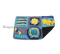 Qukaim Dog Sniffing Mat Dog Flying Disc Training Toy, Lightweight Floating Disc for Small Medium Dogs, Portable Foldable Sniffing Mat for Foraging and Slow Feeding, Green