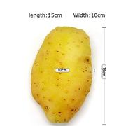Qukaim Dog Squeak Toys Pet Cat Cute Tail Soft Plush Toy, Bite Resistant Mint Dog Chew Toy, Simulation Vegetable Squeak Toy, Canvas Potato Design, Green