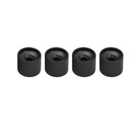 Qukaim Dome Knob 4pcs Metal Volume Tone Control Knob Set, Dome Knobs for Electric Guitar and Bass, Includes Inner Hexagon Spanner, Compatible with Jazz Bass and Fender Telecaster