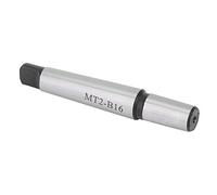 Qukaim Drill Chuck Arbor MT2-B16 Tang End Drill Chuck Arbor, Morse Taper Tool Holder Connector for Drill Chuck, 1 Piece, Compatible with Various Drill Machines