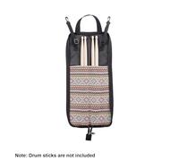 Qukaim Drum Sticks Case Drum Stick Bag, Oxford Fabric Drumsticks Mallet Case, Wear-Resistant Portable Drum Stick Holder with Hanging Hooks, Ideal for Percussion Accories