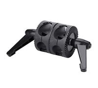 Qukaim Dual Wheel Reflector Bracket Support Rotator Light Stand Adapter, Photography Accory, Reflector Holder Clip, Light Stand Reflector Holder