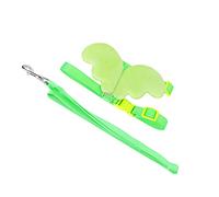 Qukaim Duck Harn Leash, Adjustable Outdoor Walking Leash for Pet Ducks and Chickens, Green S, Pet Traction Rope, Chicken Training Harn, Duck Supplies