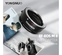 Qukaim EF-EOSM II Lens Adapter, Auto Focus Camera Mount Ring, Electronic Aperture Control, Waterproof, Compatible with Canon EF Lens to Canon EOS M2/M3/M5/M6/M10/M50/M100/M20