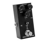 Qukaim Effect Pedal Electric Guitar Effect Pedal, Mini Single Effector with True Bypass, Portable Drive Pedal for Electric Guitar, Black
