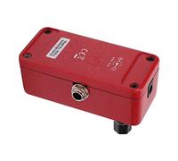 Qukaim Effect Pedal Red Distortion Pedal Bundle for Electric Guitar, Mini Metal Distortion Effect Pedal with True Bypass, Compact Design for Musicians, Lightweight and Portable