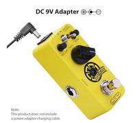 Qukaim effectspedalforelectricguitar Mini Guitar Overdrive Pedal, 2 Modes of Normal/Boost, Tube Valve Combo Amplifier Sound, True Bypass, DC 9V, 6.35mm Input/Output Interface