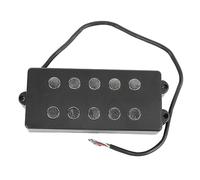 Qukaim Electric Bass Pickup, Excellent o Output Preamp Wiring Circuit for Guitar and Bass, Sound, Easy Installation, Compatible with Various Models