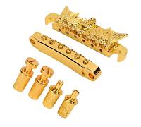 Qukaim Electric Guitar Back Mounting Plate Electric Guitar Neck Plate, Curved Cutaway Semi Round Back Mounting Plate, 4 Holes with Screws, Bass Parts Replacement