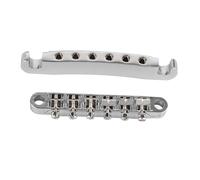 Qukaim Electric Guitar Bridge Base Plate, Easy Replacement Guitar Bridge Bottom Plate for Maintenance, Guitar Accories, Compatible with Various Electric Guitars