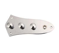 Qukaim Electric Guitar Control Plate Switch, Wired Zinc Alloy with Knurled Knob for Jazz Bass, Guitar Control Plate Accories, Compatible with Electric Guitars