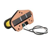 Qukaim Electric Guitar Pickup, Plastic and Metal Portable Sound Pickup, Improve Sound Quality Guitar Accories for Guitarist, Compatible with Electric Guitars