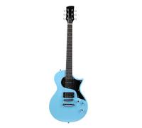 Qukaim Electric Guitar, Profional Solid Wood Instrument, Poplar Body, Hard Maple Neck, Laurel Wood Fingerboard, Includes Gig Bag and Tuner, Music Equipment