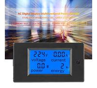 Qukaim Energy Meter PEACEFAIR PZEM-061 LCD Voltage Current Power Energy Meter, 100A AC 80-260V, Voltmeter Ammeter with Current Transformer (CT)