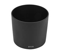 Qukaim ET-73 Plastic Black Camera Mount Lens Hood for Canon EF 100mm f/2.8L Macro IS USM, Lens Hood Replacement, Plastic Design