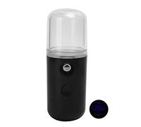 Qukaim Face Humidifier Handheld Face Mist Sprayer, Rechargeable Moisturizing Hydrating Face Humidifier, Compact Design for On-the-Go Use, Black