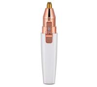 Qukaim Facial Hair Remover Portable USB Lipstick Shaver, Electric Eyebrow Trimmer and Facial Hair Remover, Compact Shaving Tool for Quick Touch-Ups, Lightweight, Travel-Friendly