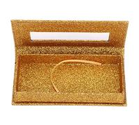 Qukaim False Eyelashes Box False Eyelashes Storage Box, 2pcs Rectangular False Eyelashes Case Container, Lightweight Eyelash Organizer for Travel and Home Use, Clear Design