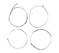 Qukaim Fiddle String 4 PCS Violin Strings Set, Aluminium Alloy Wound, Universal Fit for 3/4-4/4 Violins, G-D-A-E Fiddle Strings, Musical Accories