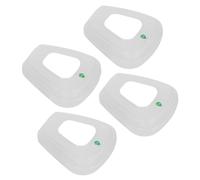 Qukaim Filter Container 5N11 Dust Gas Paint Spray Protect Cartridge Filter, 4 Pack, Replacement Filter Container for 6200 7502, Includes Filter Cotton Cover, Face Guard Accessory
