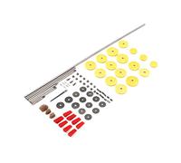 Qukaim Flute Repair Parts Flute Repair Maintenance Kit, Practical DIY Parts Accories Set, Includes Flute Screws, Pads, and Tools for Instrument Repair and Maintenance