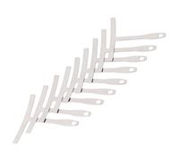 Qukaim Foldable Feeler Gauge Fretboard Radius Ruler, Foldable Guitar Feeler Gauge Set, String Action Height Gauge, Measurement Tool for Guitar Setup and Adjustment