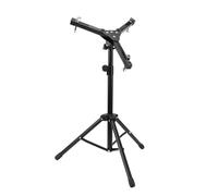 Qukaim Folding Drum Stand Folding Adjustable Snare Drum Stand, Tripod Design, Aluminium Alloy Construction, Portable Musical Instrument Accory, Suitable for Various Drum Sizes