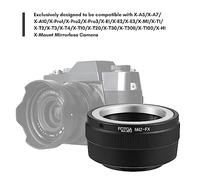 Qukaim FOTGA Manual Lens Mount Adapter Ring, Aluminum Alloy M42 to Fuji X-Mount for X-A5/X-A7/X-Pro1/X-T1/X-E3 Mirrorl Cameras, Lens Adapter for Photography