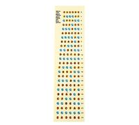 Qukaim Fretboard Sticker Guitar Fretboard Note Decals, Musical Scale Stickers for Practicing, Fretboard Stickers for Guitar, Easy Application, Suitable for All Skill Levels