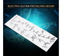 Qukaim Fretboard Sticker Tree Bud Pattern Guitar Inlay Stickers, Fretboard Decor for Acoustic/Electric Guitars, Easy to Apply Fretboard Markers, Suitable for All Skill Levels