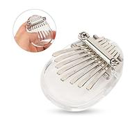 Qukaim GECKO K-8CA Kalimba Thumb Piano, 8-Key Mini Percussion Instrument, Camphor Wood, Finger Piano with Hanging Hole, Ideal for Beginners and Music Enthusiasts