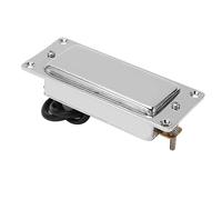 Qukaim Guitar Accories Electric Guitar Mini Pickup Kit, Humbucking Metal Pickup Replacement, Includes Mounting Screws, Compatible with Various Guitars