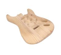 Qukaim Guitar Body Unfinished Guitar Body for SSH Style, Pre-Drilled Holes, Paulownia Wood, DIY Electric Guitar Body for Musical Instrument Lovers