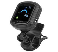 Qukaim Guitar Clip On Tuner Guitar Clip-On Tuner, 12 Equal Temperament, USB Rechargeable, 110mAh Built-In Battery, Suitable for Guitar, Violin, Ukulele, AT105