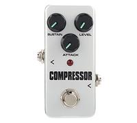 Qukaim Guitar Comprors Guitar Comprors Aluminum Alloy Mini Effect Pedal, Wide Adjustment Range, Lightweight Instrument Accory for Guitar Effects