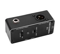 Qukaim Guitar Effect Pedal DI Effect Pedal, Multifunctional Electrical Guitar Bass Pedal with XLR Interface, Compact Design for Guitar and Bass Effects, Ideal for Musicians and Performers