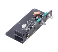 Qukaim Guitar Equalizer Pickup Lipstick Tube Pickup, Electric Guitar Single Coil Pickup with Alnico V Magnet, Folk Acoustic Guitar Sound Hole Pickup, Includes Volume and Tone Knobs, Gold