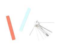 Qukaim Guitar Finger Slide Set Guitar Slide Set, 3 Pcs Glass Finger Slider Accories for Playing Performance, Various Sizes for Electric and Acoustic Guitars