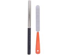 Qukaim Guitar Fret Crowning File 3PCS Guitar Rod Wrench Set, Iron 7MM/8MM/6.35MM, Universal Guitar Fret Dring File, Stainl Steel Polishing Tool for Stringed Instruments, Black