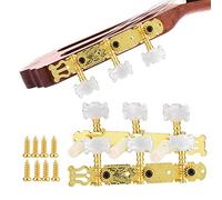 Qukaim Guitar Part Wooden Folk Guitar Fretboard, Black and White Guitar Part, Replacement Neck for Acoustic Guitar, 65 cm Long, Suitable for Various Guitar Models