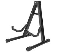 Qukaim Guitar Stand A-Frame Guitar Stand, Portable Folding Display Holder for Acoustic and Electric Guitars, Metal Construction, Ideal for Storage and Display, Model GG-925