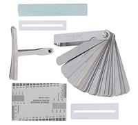 Qukaim Guitar String Action Ruler Guitar Tool Set, Sander, Radius Gauge, String Action Ruler, Fingerboard Guards, ential Accories for Guitar Maintenance and Setup