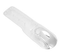 Qukaim Hair Clipper Replacement Cover Hair Clipper Replacement Cover, Electric Hair Cutter Front Cover Shell, Transparent and Silver, Compatible with Various Hair Clippers,