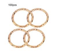 Qukaim Hair Clips Rings 23 Inch Canvas Head Wig Model Mannequin, 100 Pcs Hair Braid Rings and Clips, Dreadlock Hair Loops, Gold Hat Display Manikin for Women and Girls